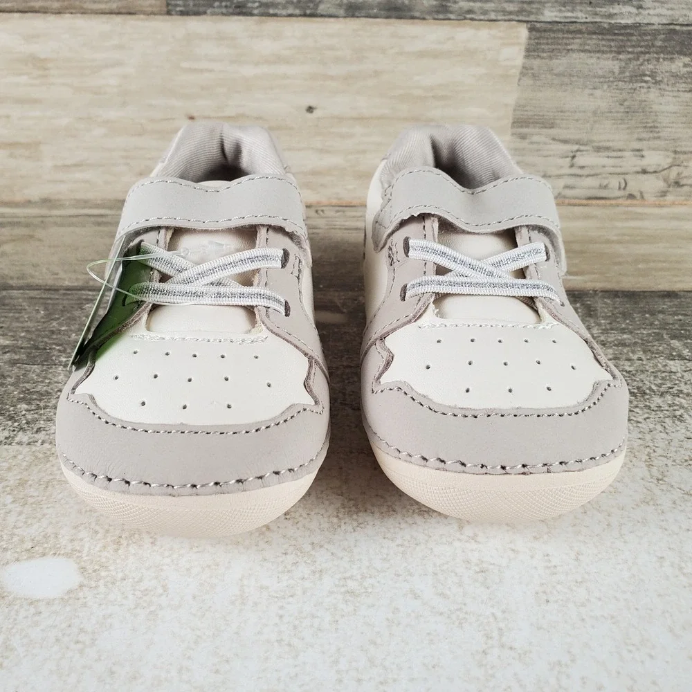 Stride Rite SM Waverly Girls Infant Shoes Sz 6 Wide Leather Lace-Up Sneaker
